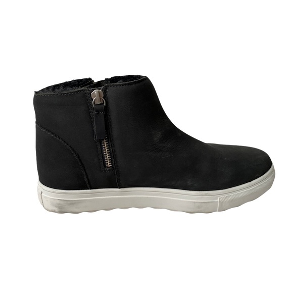 J/Slides Poppy Shearling Leather Booties Zipper Faux Fur Lined Waterproof Size 8 - Picture 10 of 16